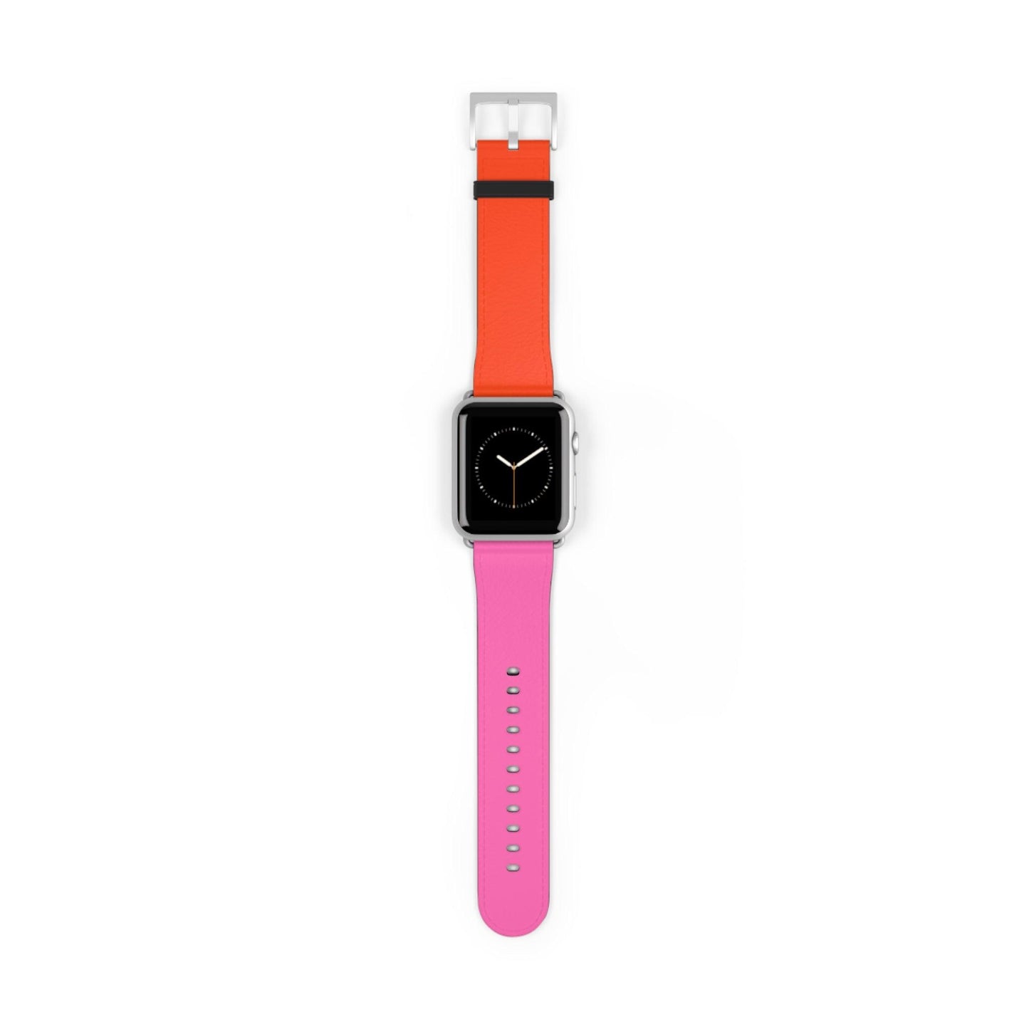 Plaid Sunset Orange & Pink Apple Watch Band - JGUS