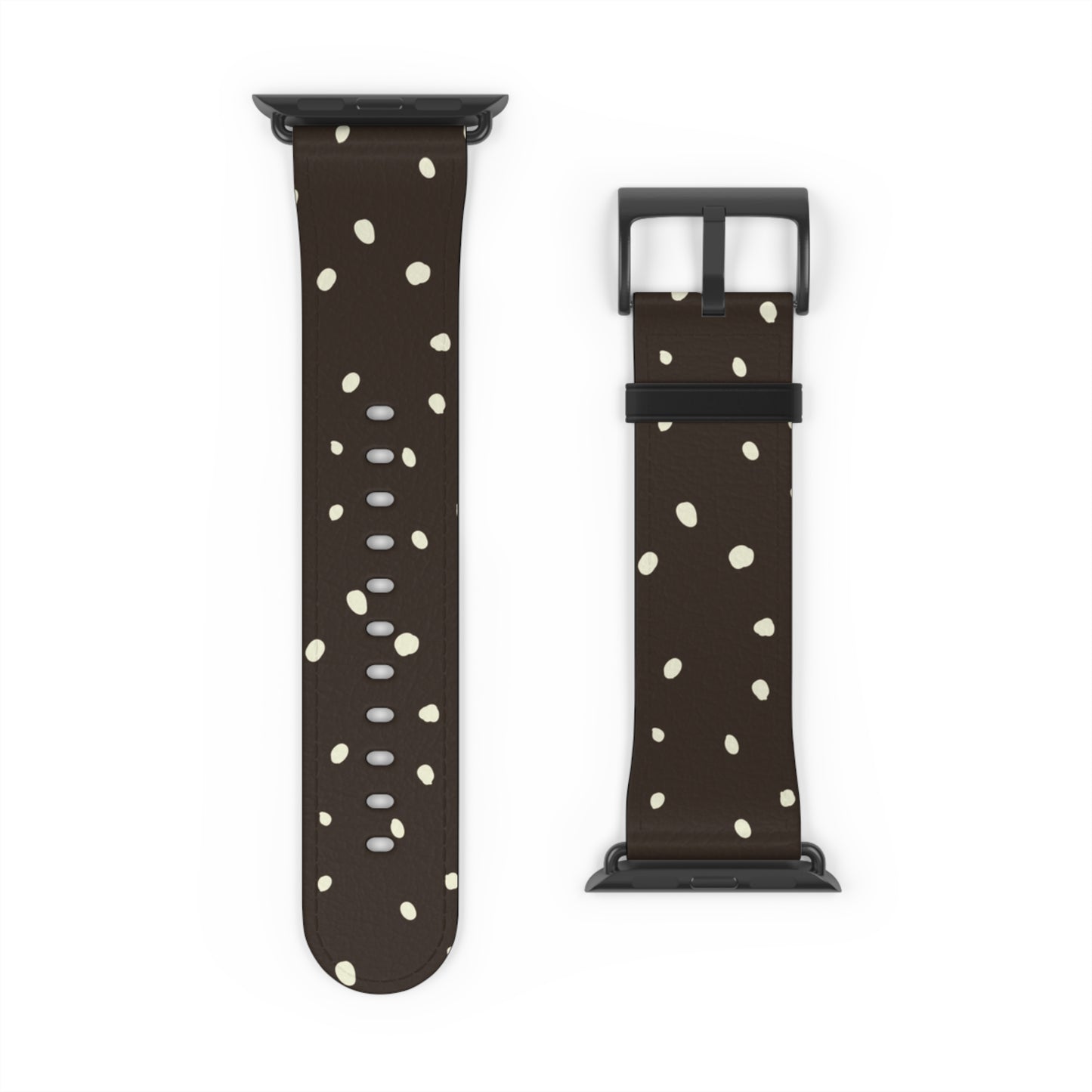 Velvet Mocha Apple Watch Band: Stylish & Eco-Friendly Vegan Leather Strap