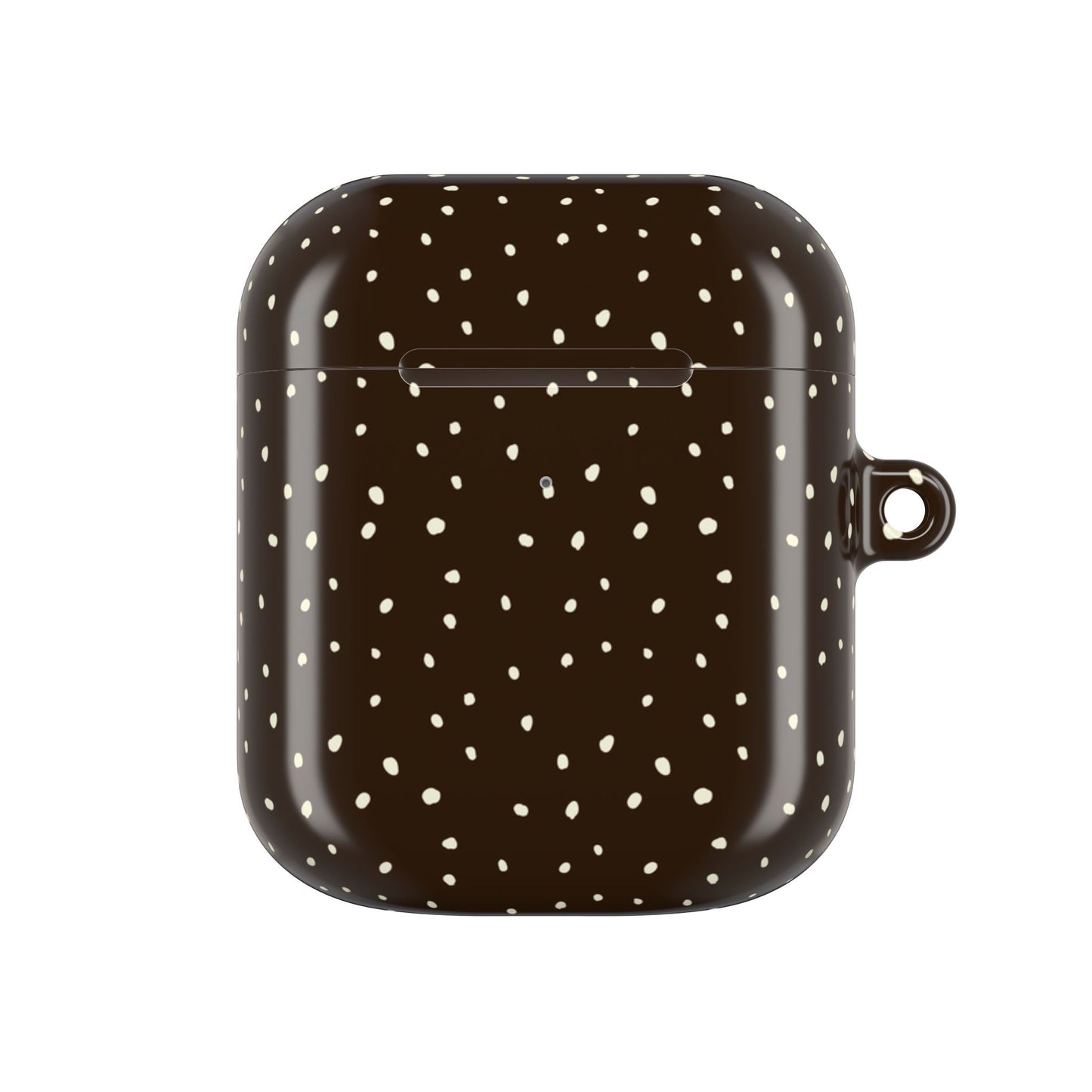 Velvet Mocha Shockproof & Scratch-Resistant AirPods Case – Wireless Charging Compatible