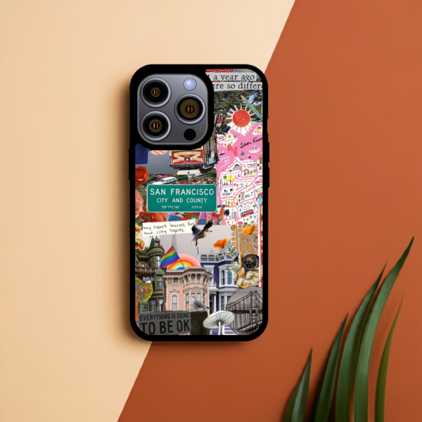 San Francisco Spirit Collage Phone Case – Iconic City Design for iPhone