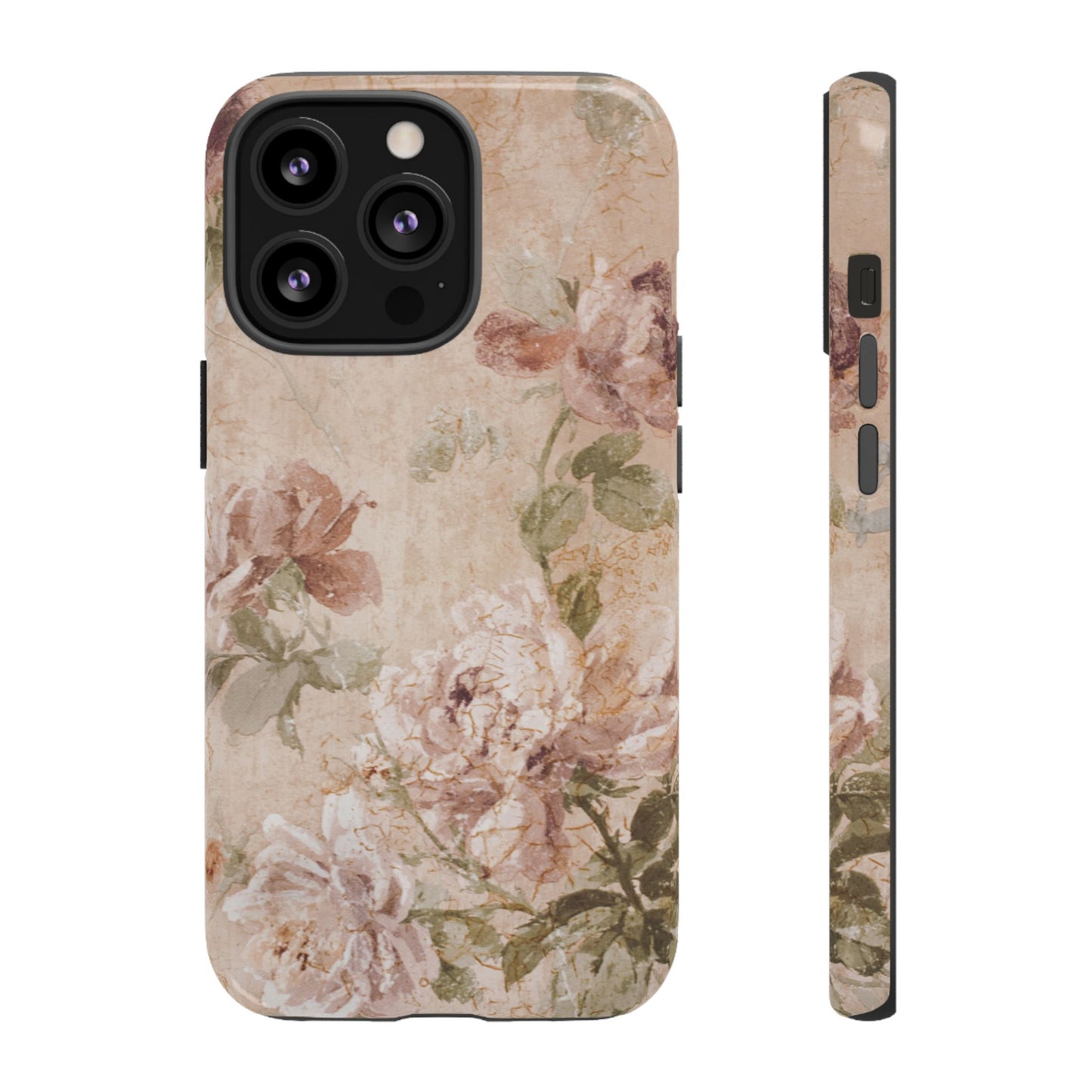 Victorian Floral Phone Case – Vintage Flower Design for iPhone & Samsung