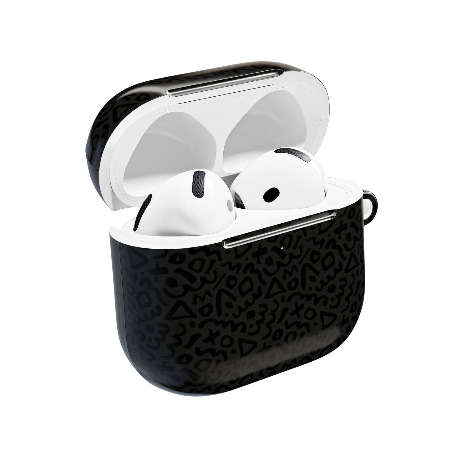 Retro Geometric Vibes Shockproof & Scratch-Resistant AirPods Case – Wireless Charging Compatible