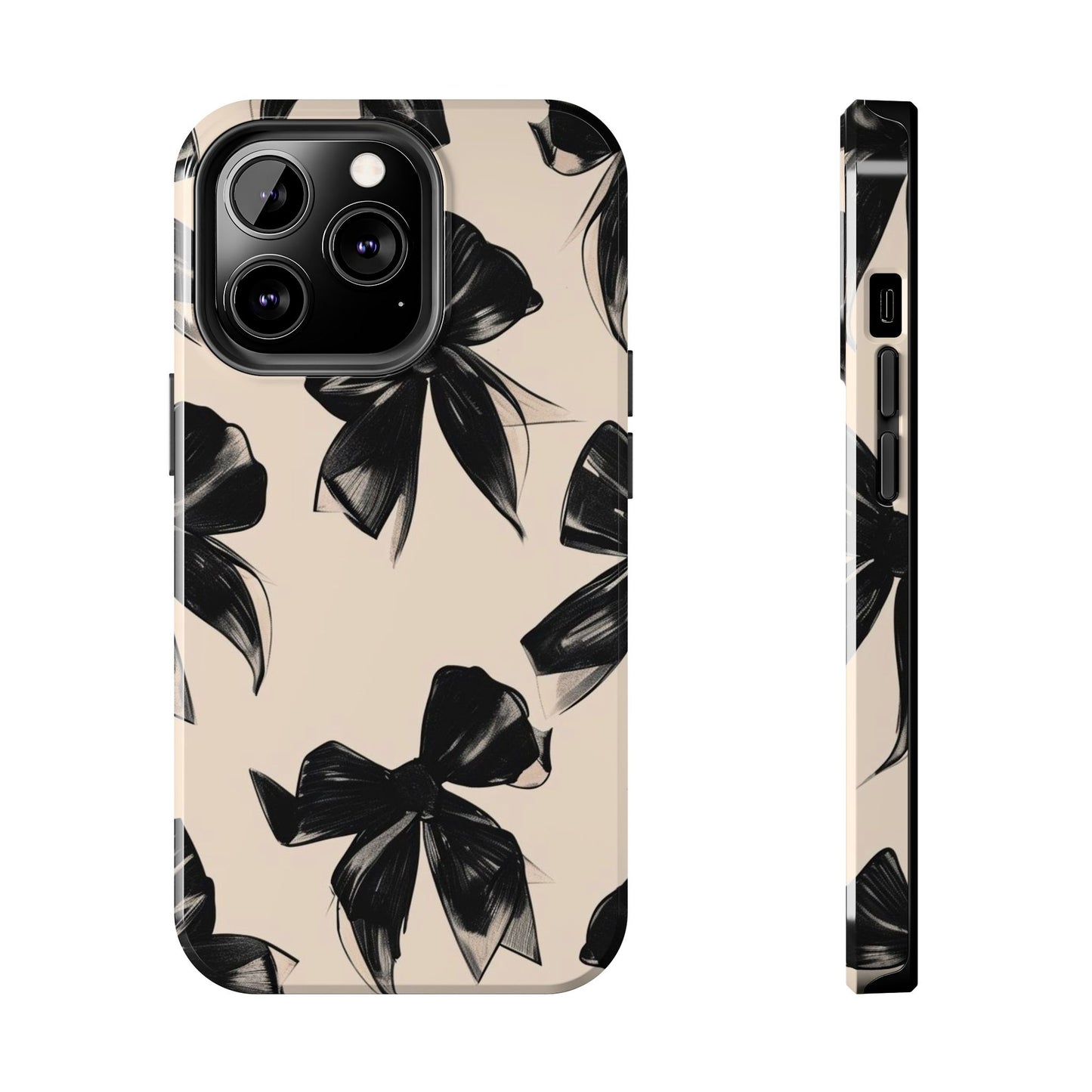 Bow Art Custom Protective Phone Case – Impact-Resistant, Dual-Layer Design
