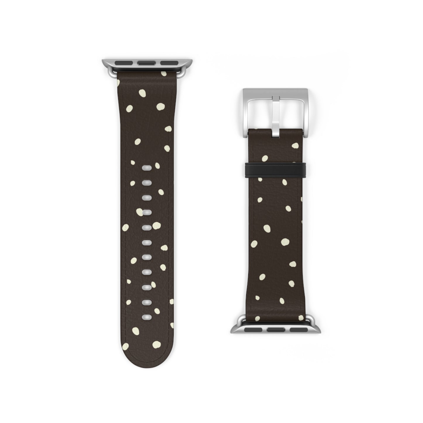 Velvet Mocha Apple Watch Band: Stylish & Eco-Friendly Vegan Leather Strap