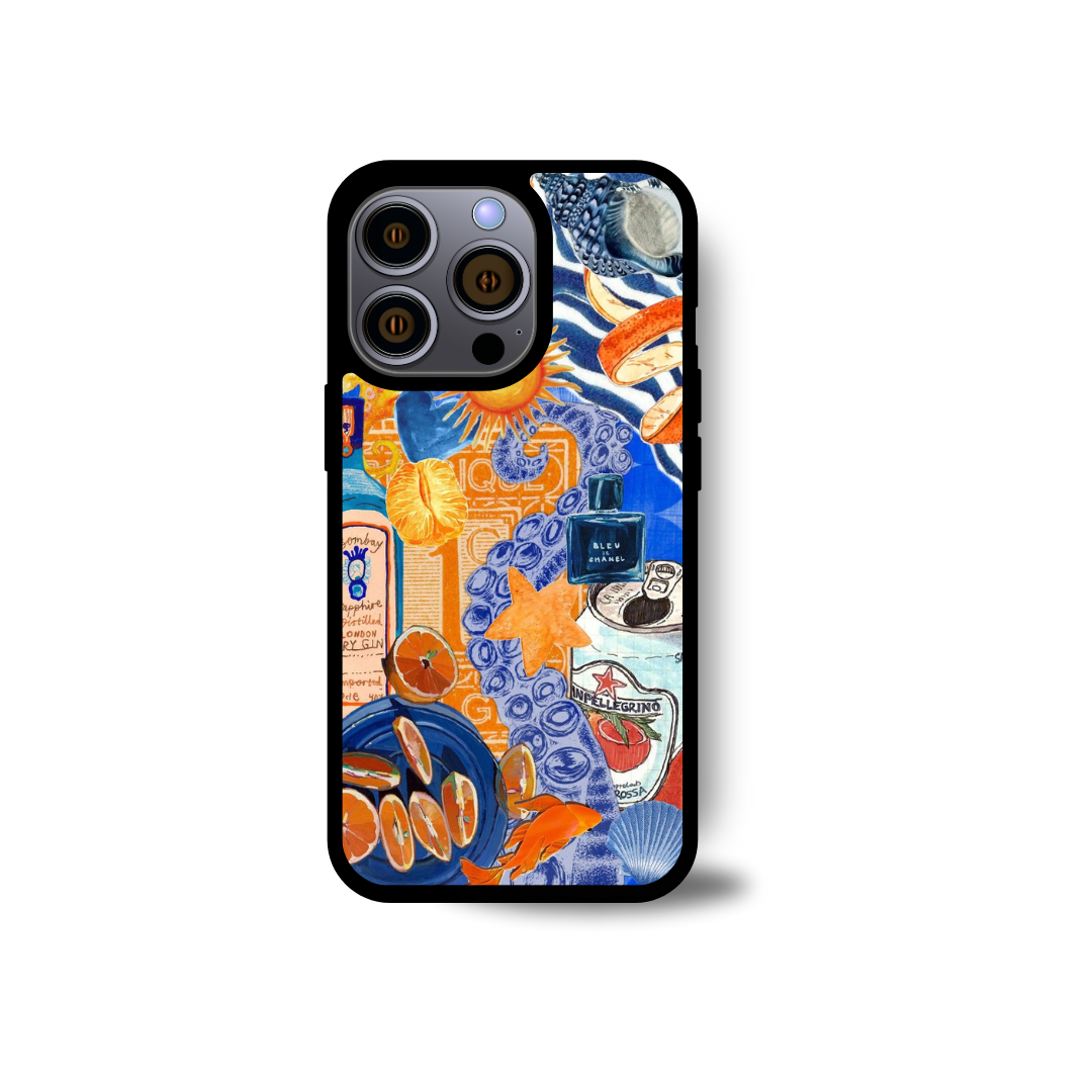 Sunset Splash Collage Phone Case – Vibrant & Protective iPhone Accessory
