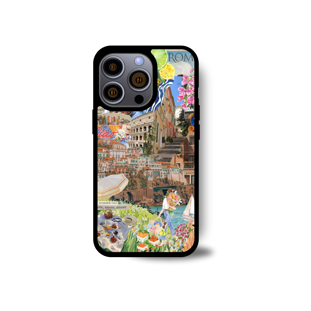 Rome Collage Phone Case – Stylish iPhone Protection with Iconic Italian Flair