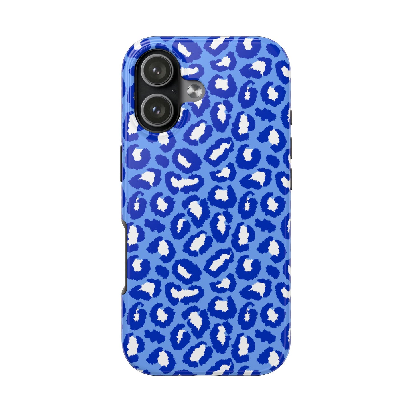 Leopard Vibes - Blue Edition Phone Case for iPhone & Samsung - Stylish & Durable Animal Print Case