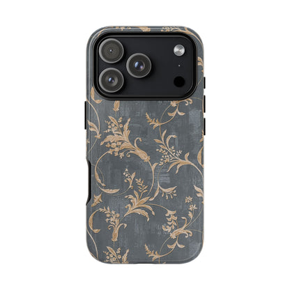 Old-Fashioned Flower Phone Case – Aesthetic Protective Cover for iPhone & Samsung - JGUS