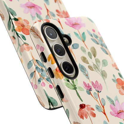 Petal Splash Watercolor Symphony Phone Case