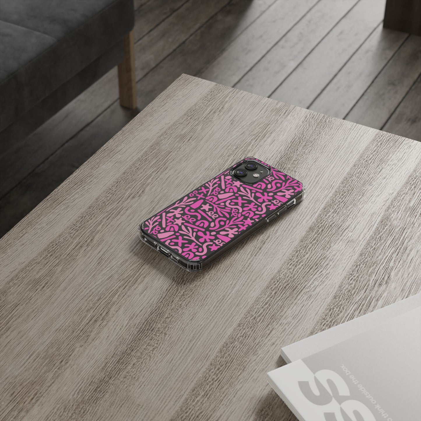 Abstract Vibes Clear Phone Case