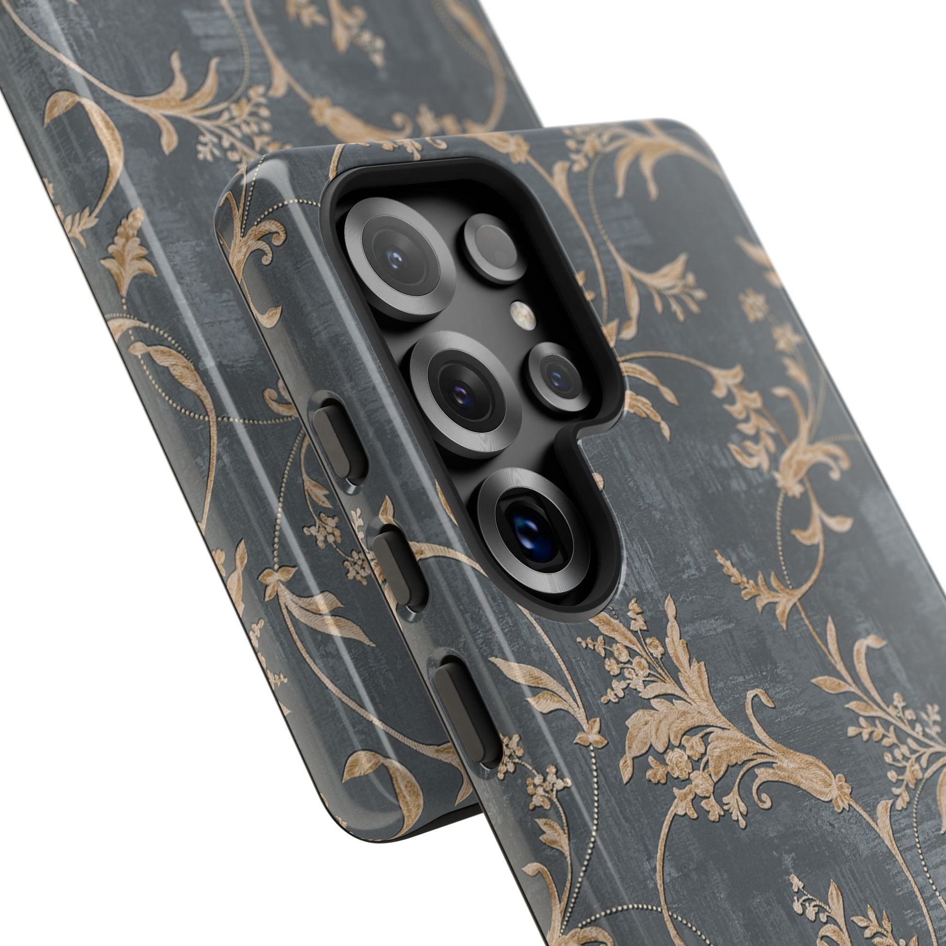 Old-Fashioned Flower Phone Case – Aesthetic Protective Cover for iPhone & Samsung - JGUS