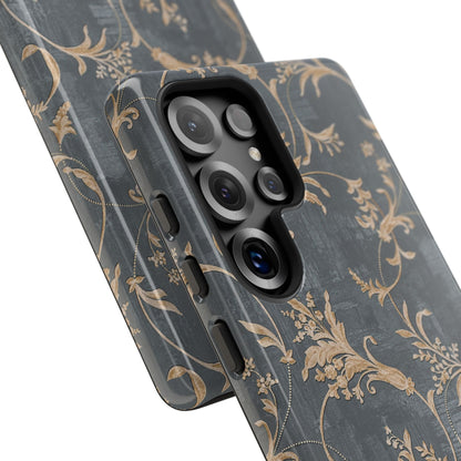 Old-Fashioned Flower Phone Case – Aesthetic Protective Cover for iPhone & Samsung - JGUS