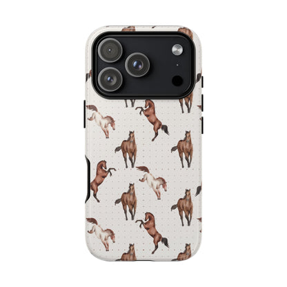 Wild Mustang Horse Pattern Phone Case – Stylish, Protective & Eco-Friendly - JGUS