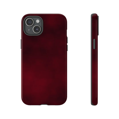 Vintage Burgundy Cherry Phone Case – Elegant Floral Design for iPhone 17 & Samsung Galaxy | Tough Protective Cover - JGUS