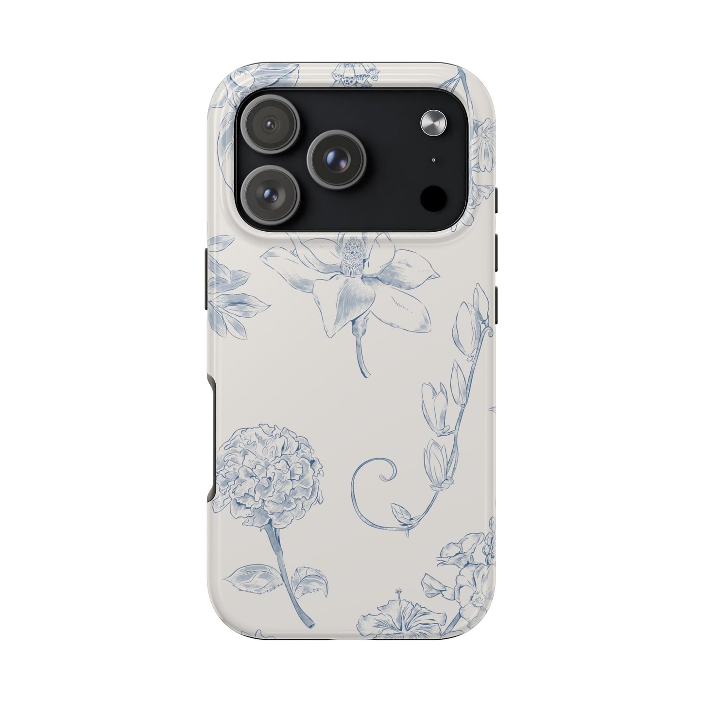Jasmine Sketch Phone Case – Artistic Design, Slim, Durable & MagSafe Compatible