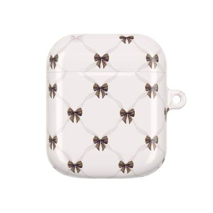 Chic Bow Shockproof & Scratch-Resistant AirPods Case – Wireless Charging Compatible