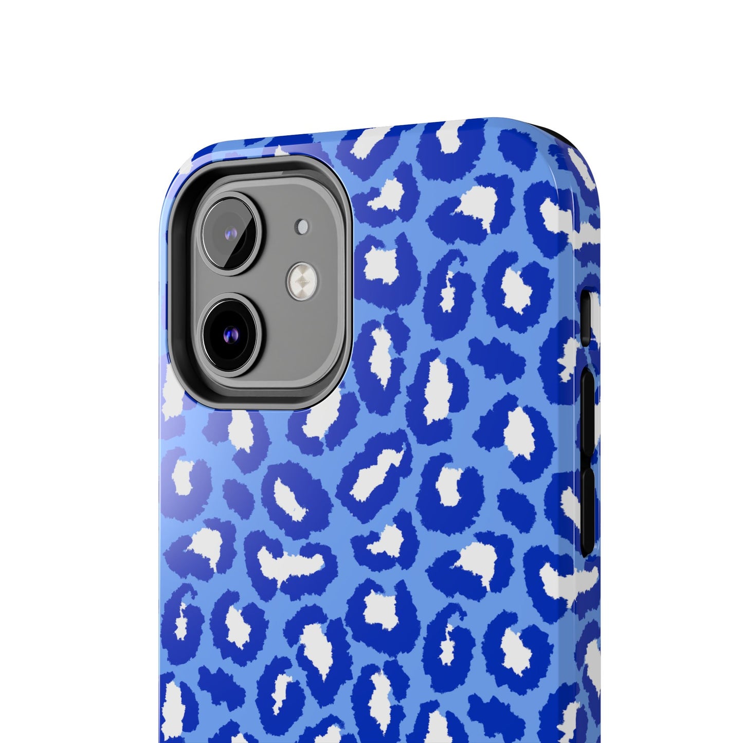 Leopard Vibes - Blue Edition Phone Case for iPhone & Samsung - Stylish & Durable Animal Print Case