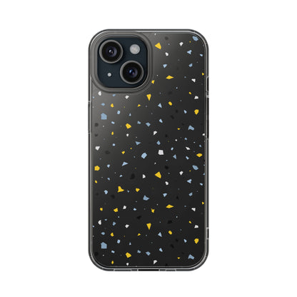 Terrazzo Chic Clear Phone Cases