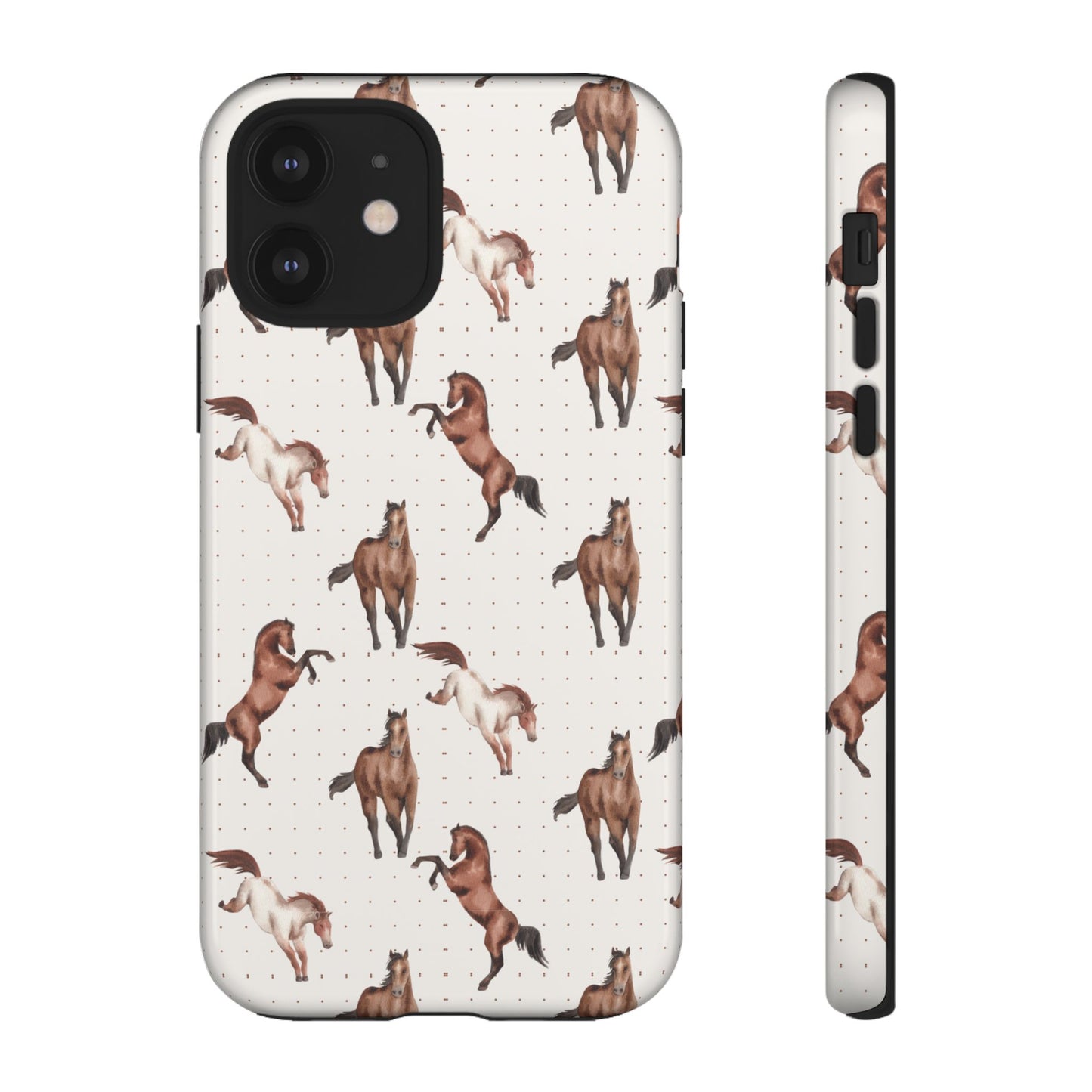 Wild Mustang Horse Pattern Phone Case – Stylish, Protective & Eco-Friendly - JGUS