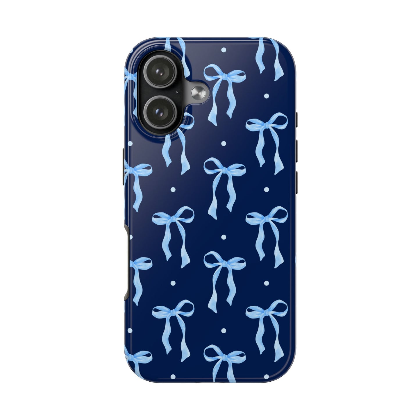 Bows and Blues Phone Case – Cute & Durable Bow Print Case for iPhone & Samsung