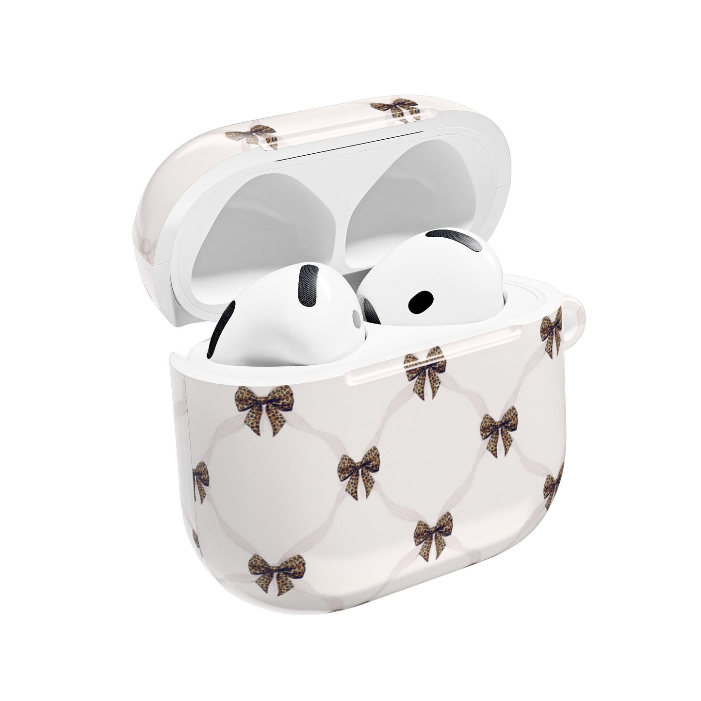 Chic Bow Shockproof & Scratch-Resistant AirPods Case – Wireless Charging Compatible