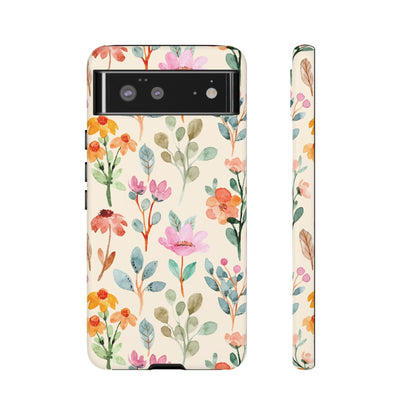 Petal Splash Watercolor Symphony Phone Case