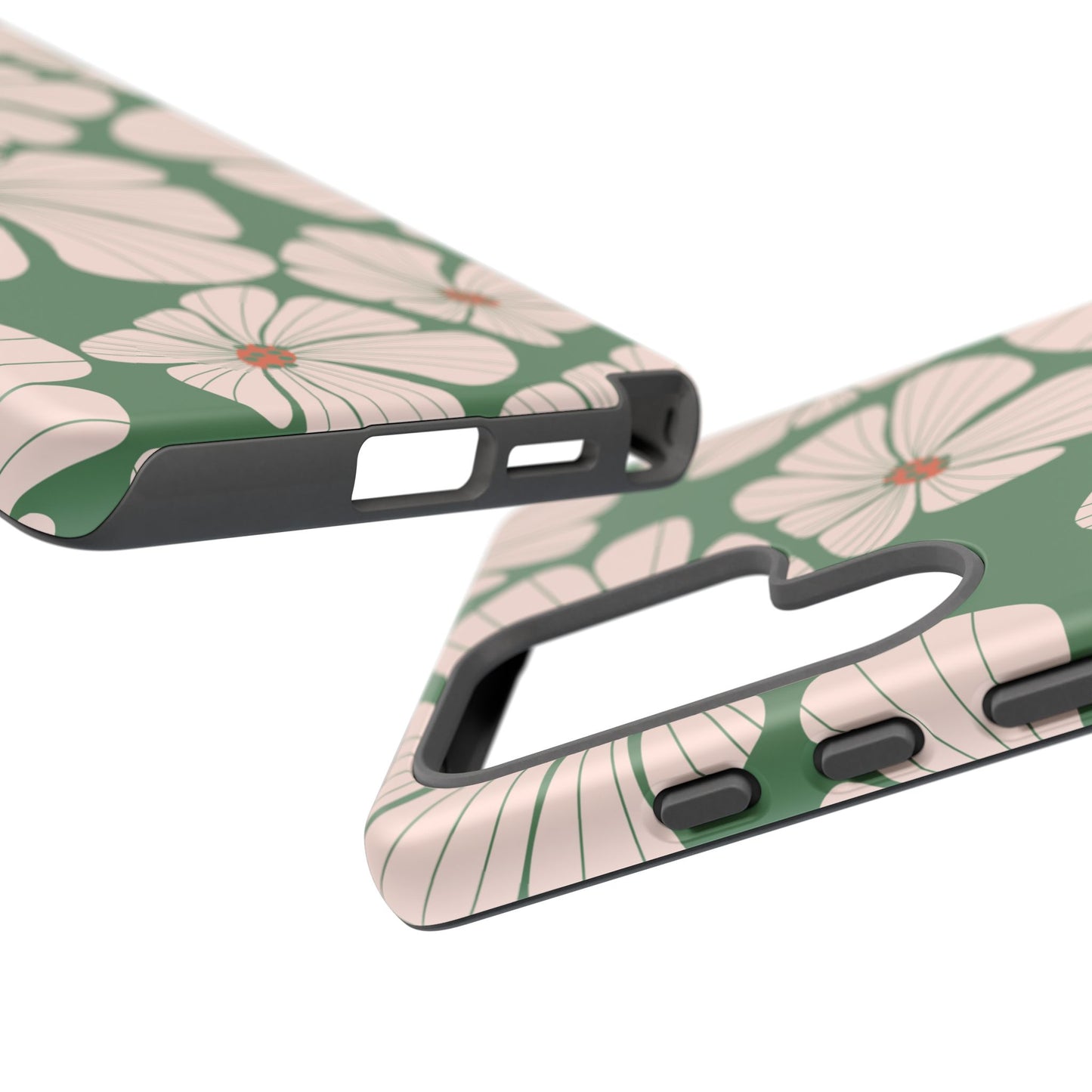 Retro Floral Abstract Phone Case – Vintage 70s & 80s Aesthetic for iPhone & Samsung - JGUS