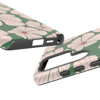 Retro Floral Abstract Phone Case – Vintage 70s & 80s Aesthetic for iPhone & Samsung - JGUS