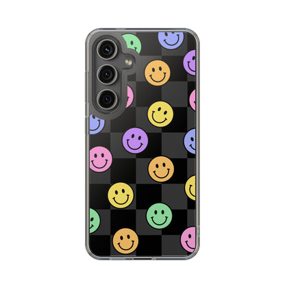 Happy Vibes Clear Phone Case