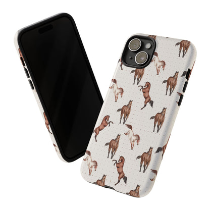 Wild Mustang Horse Pattern Phone Case – Stylish, Protective & Eco-Friendly - JGUS