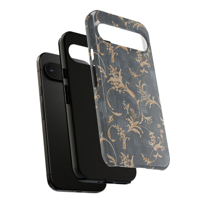 Old-Fashioned Flower Phone Case – Aesthetic Protective Cover for iPhone & Samsung - JGUS