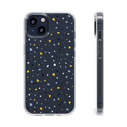 Terrazzo Chic Clear Phone Cases