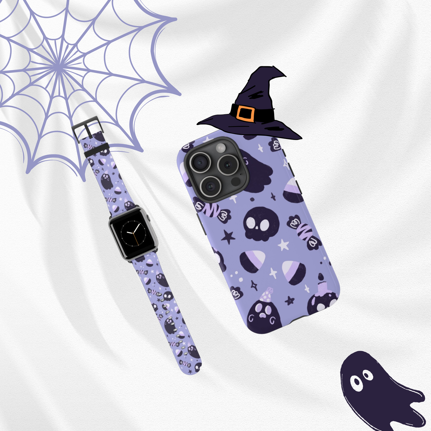 Spooky Seamless Apple Watch Band