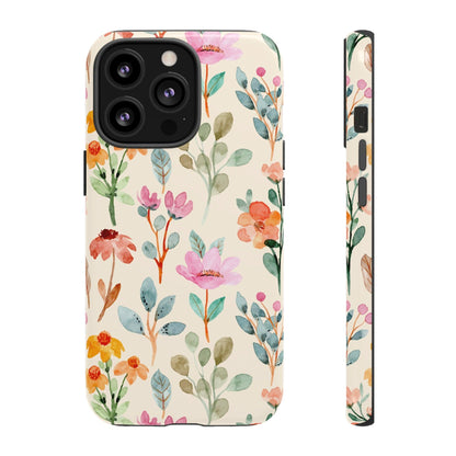 Petal Splash Watercolor Symphony Phone Case