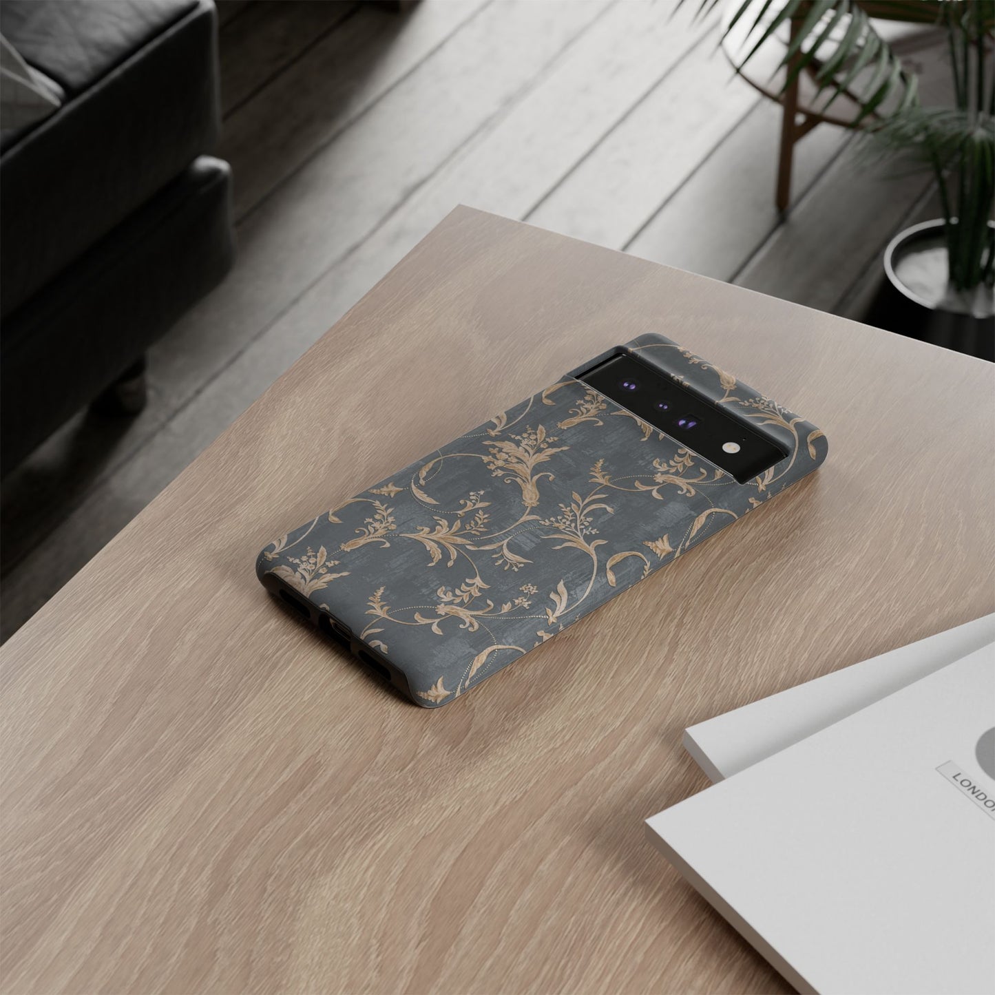 Old-Fashioned Flower Phone Case – Aesthetic Protective Cover for iPhone & Samsung - JGUS