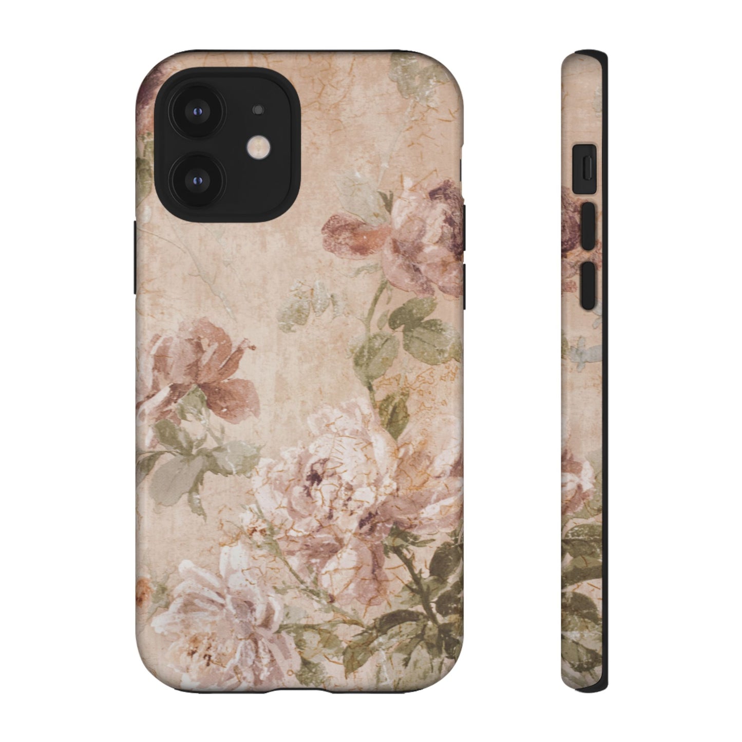 Victorian Floral Phone Case – Vintage Flower Design for iPhone & Samsung