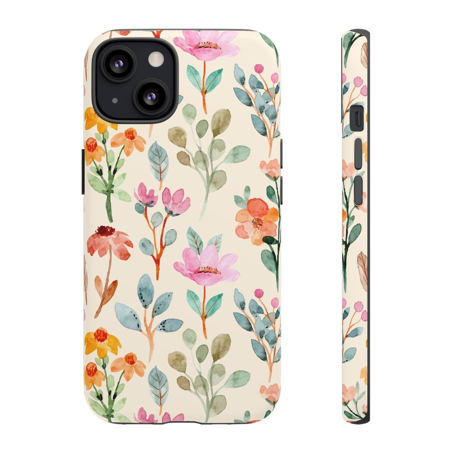 Petal Splash Watercolor Symphony Phone Case