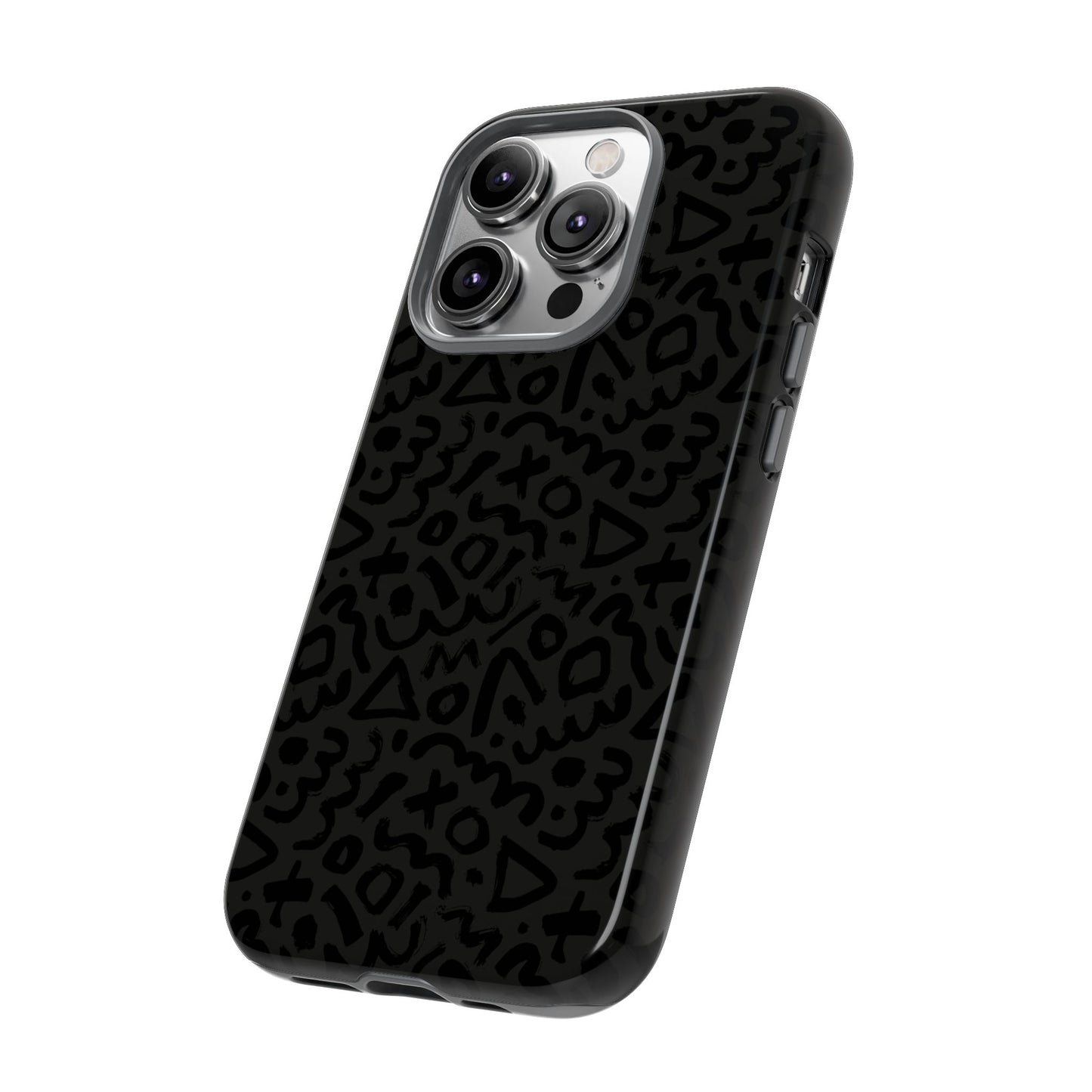 Retro Geometric Vibes Phone Case – 80s 90s Vintage Abstract Pattern for iPhone & Samsung - JGUS