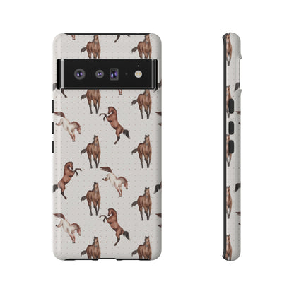 Wild Mustang Horse Pattern Phone Case – Stylish, Protective & Eco-Friendly - JGUS