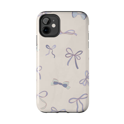 Coquette Pattern Ribbon bow Phone Case iPhone