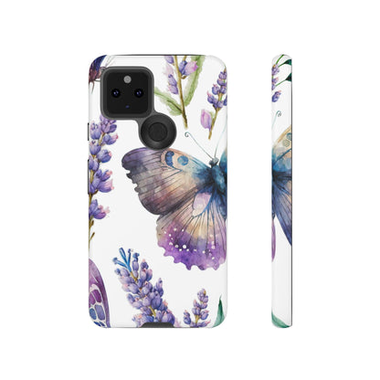 Lavender Butterfly Protective Phone Case