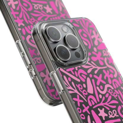 Abstract Vibes Clear Phone Case