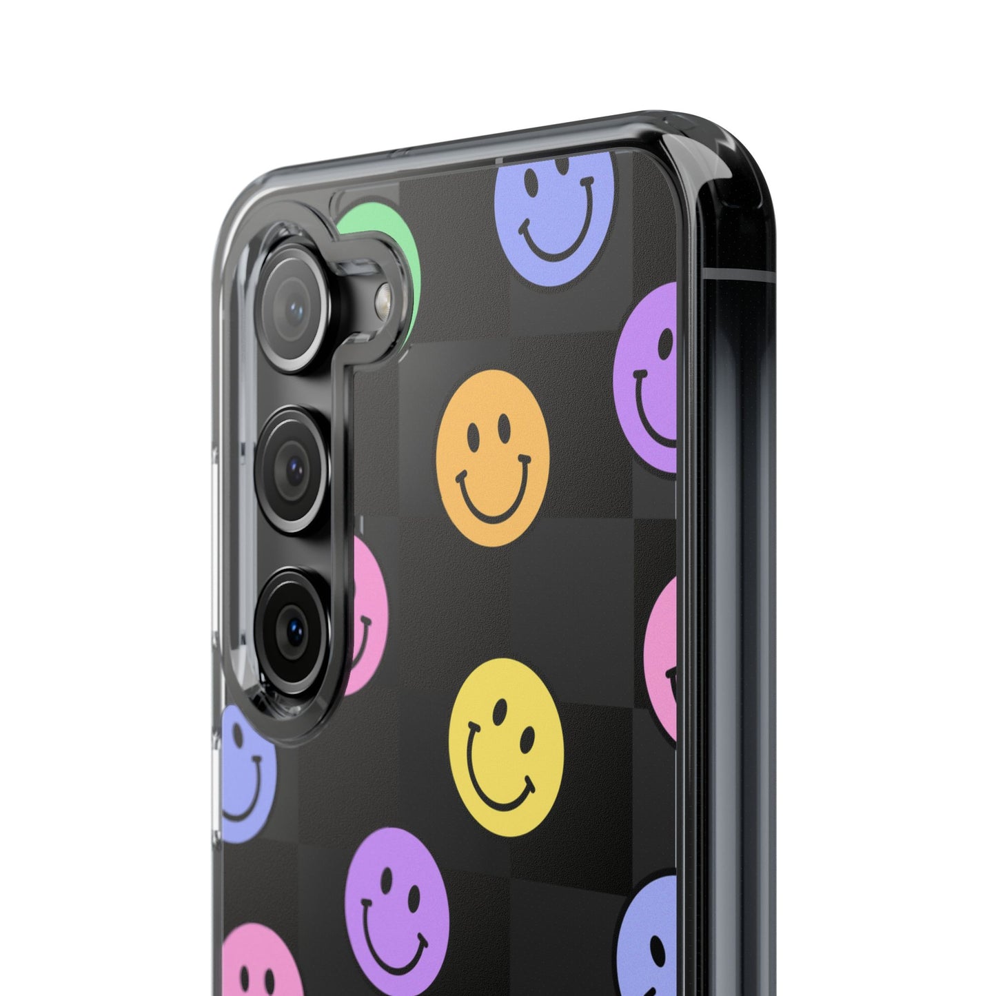 Happy Vibes Clear Phone Case