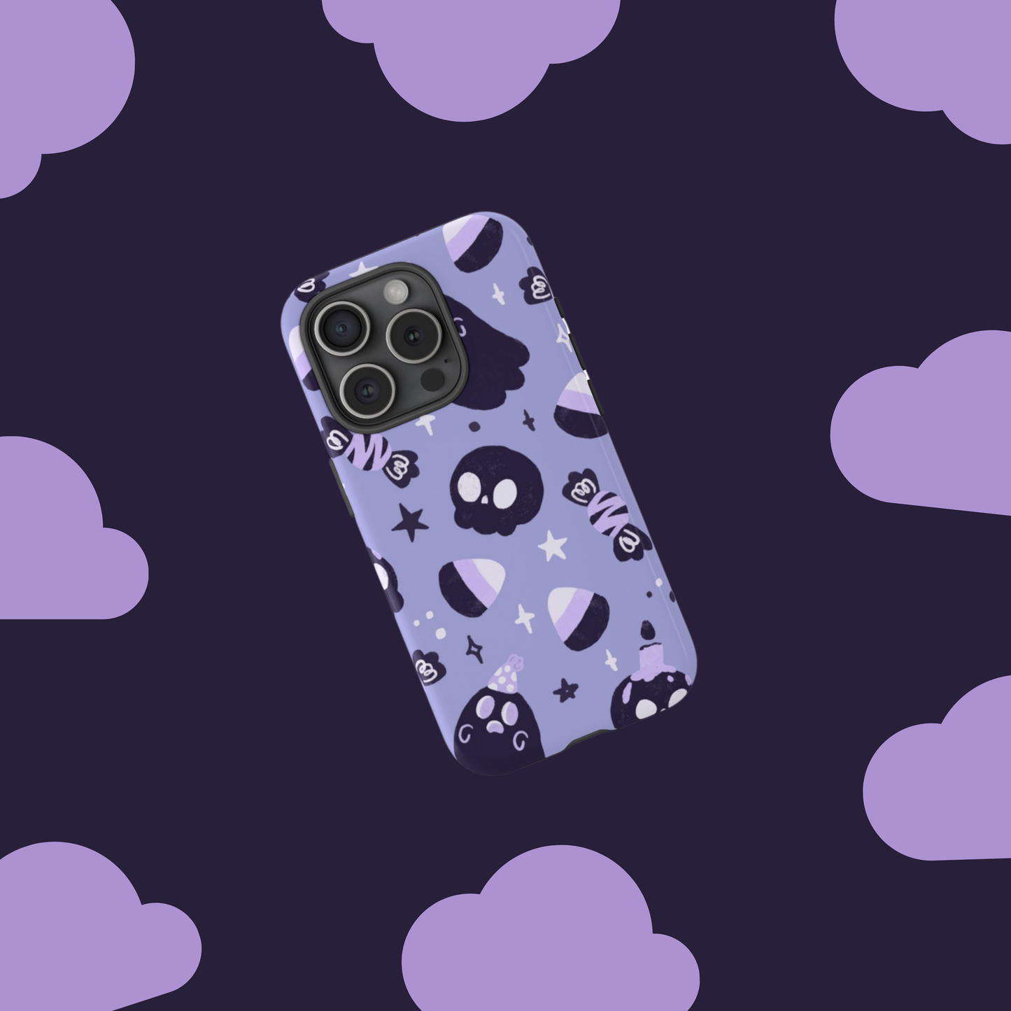 Spooky Seamless Phone Case