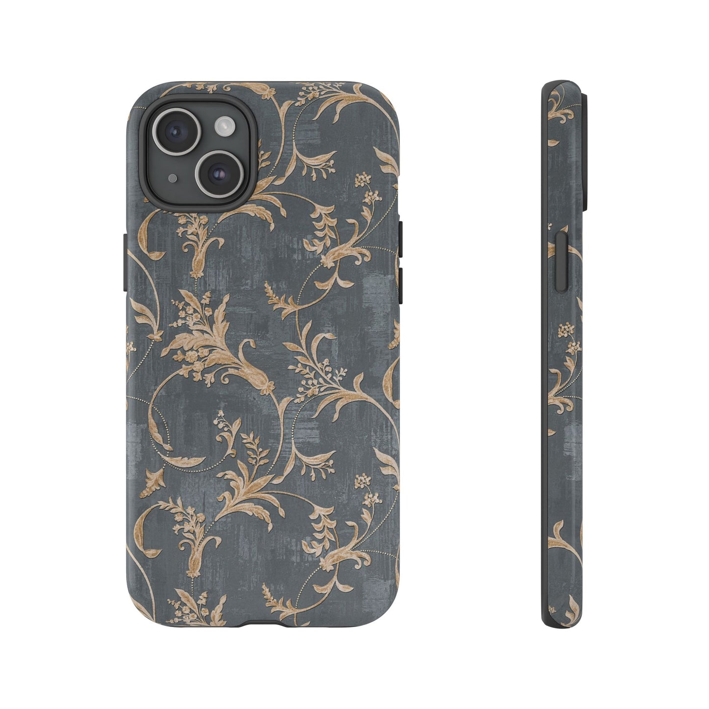 Old-Fashioned Flower Phone Case – Aesthetic Protective Cover for iPhone & Samsung - JGUS