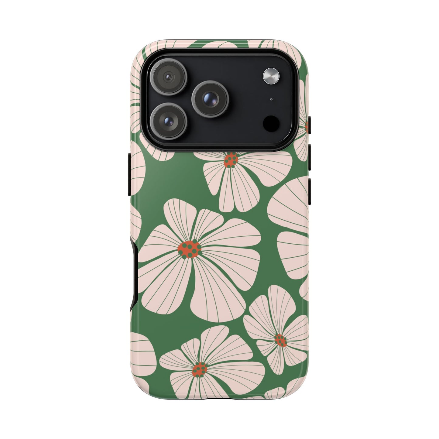 Retro Floral Abstract Phone Case – Vintage 70s & 80s Aesthetic for iPhone & Samsung - JGUS