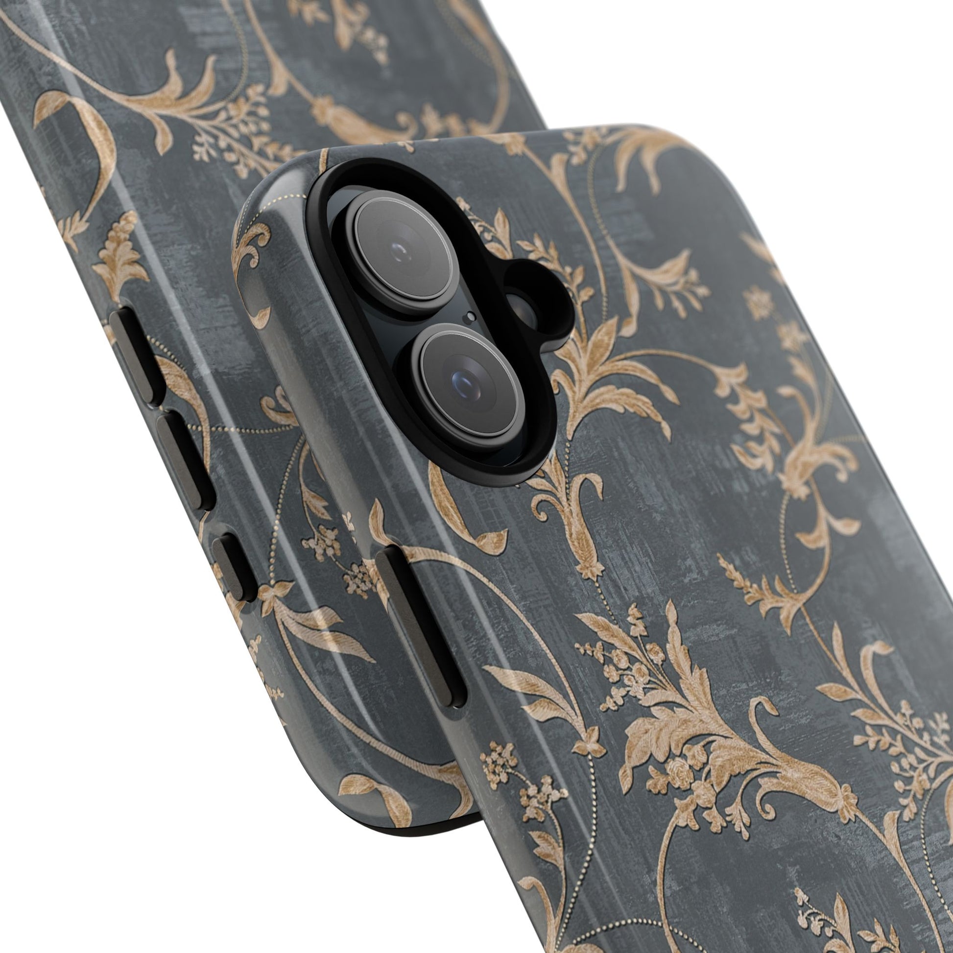 Old-Fashioned Flower Phone Case – Aesthetic Protective Cover for iPhone & Samsung - JGUS