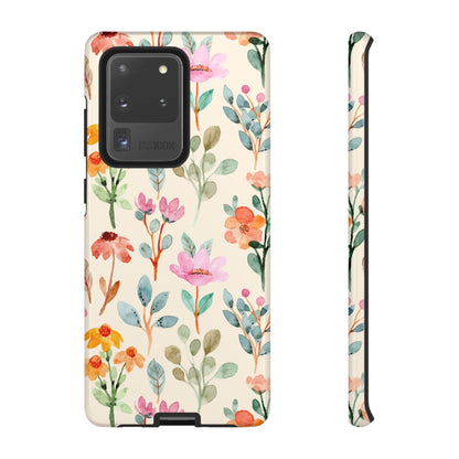 Petal Splash Watercolor Symphony Phone Case