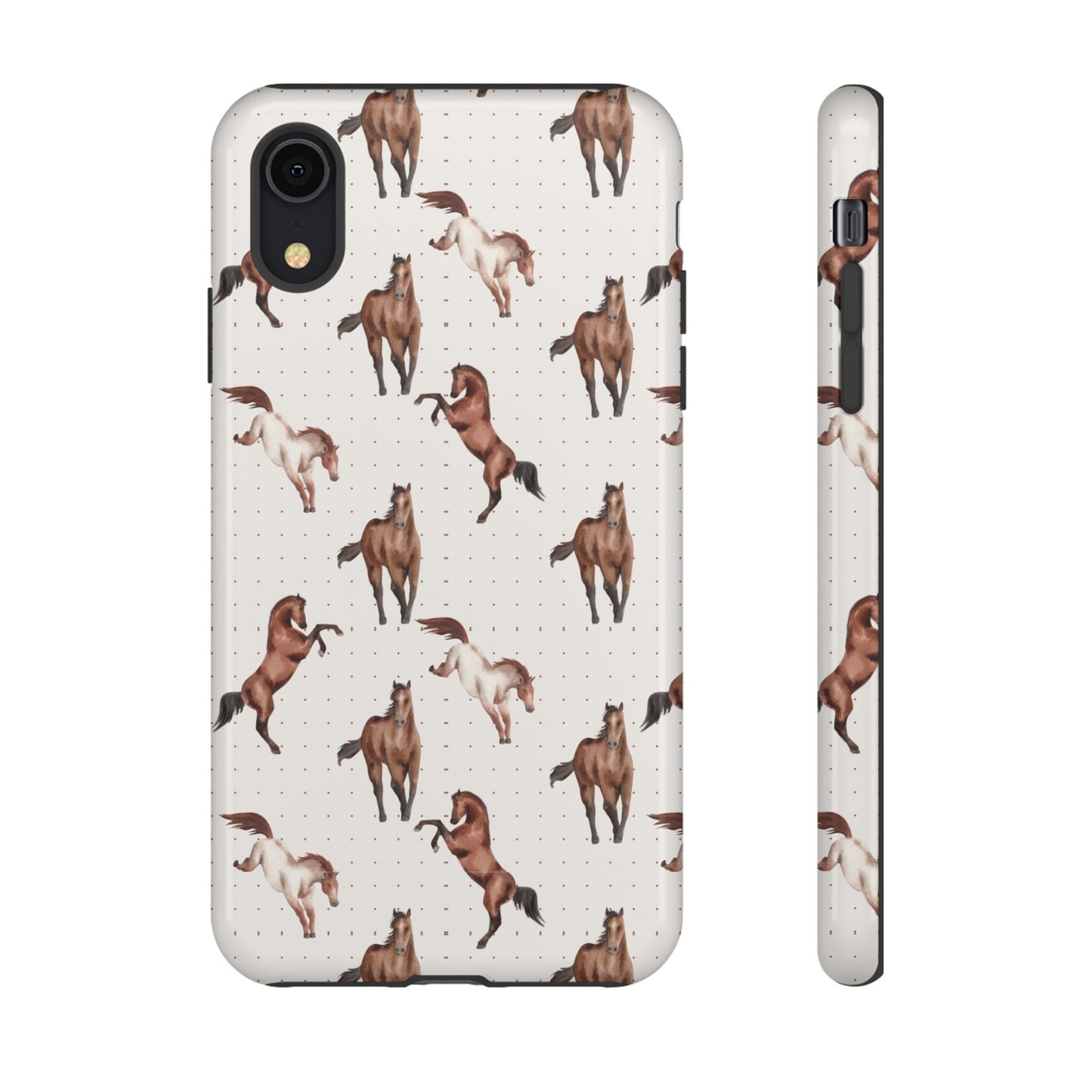 Wild Mustang Horse Pattern Phone Case – Stylish, Protective & Eco-Friendly - JGUS