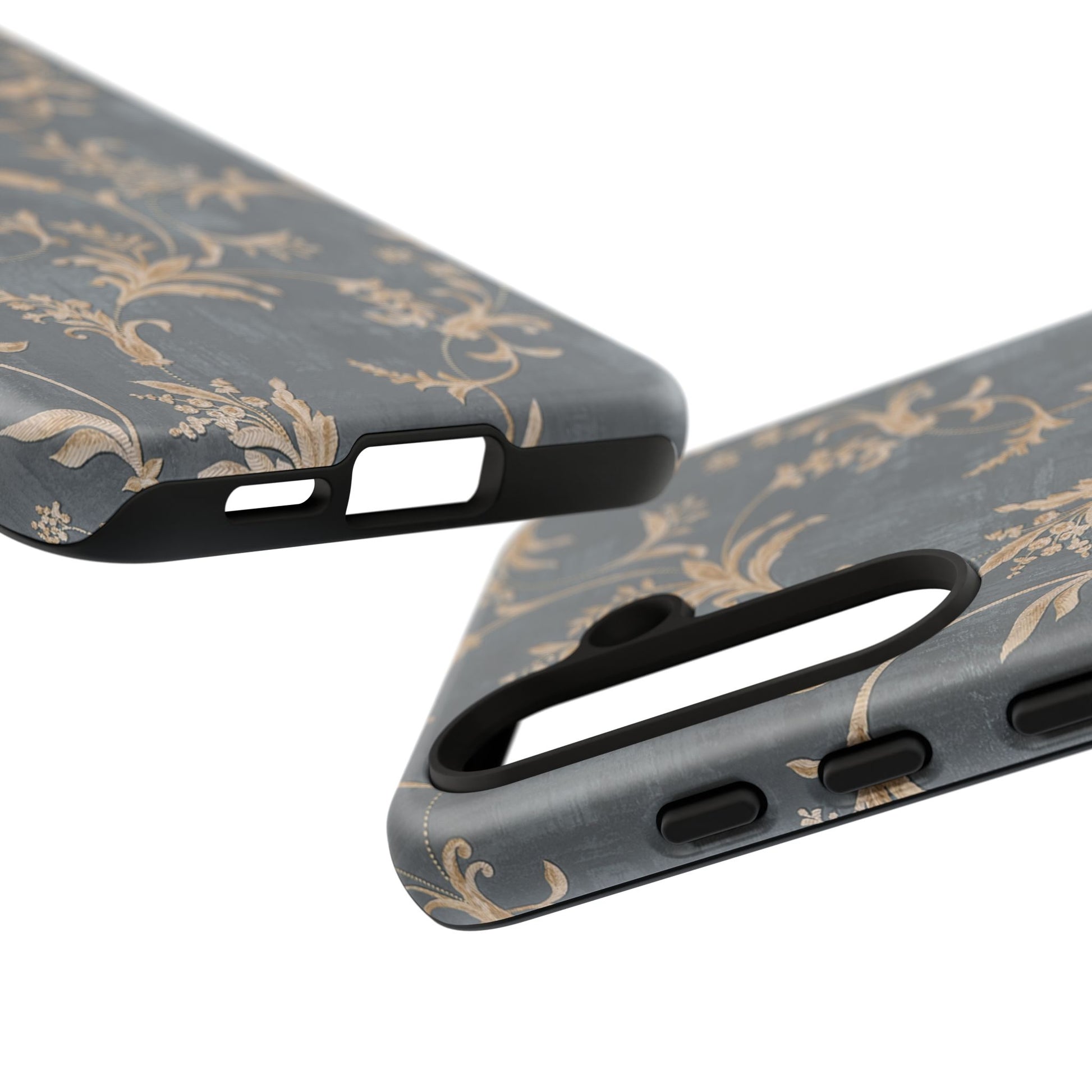 Old-Fashioned Flower Phone Case – Aesthetic Protective Cover for iPhone & Samsung - JGUS